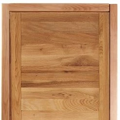 1-türiger Kleiderschrank Aus Massivholz - Zaisan -Wohnen Shop 1 tueriger kleiderschrank aus massivholz wildeiche mit griff aus metall zaisan 02