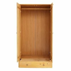 106x191x59 Schlafzimmer Schrank In Kiefer Natur - Imressa I -Wohnen Shop 106x191x59 schlafzimmer schrank in kiefer natur mit spiegel schublade imressa i 02