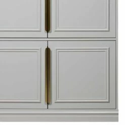 110x215x62 Kleiderschrank In Hellgrau - Emra -Wohnen Shop 110x215x62 kleiderschrank in hellgrau aus kiefer massivholz emra 05