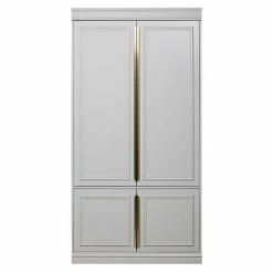 110x215x62 Kleiderschrank In Hellgrau - Emra