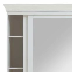 Landhausstil Schiebetüren-Kleiderschrank In Weiß - Satumare 13 Landhausstil Schiebetüren-Kleiderschrank In Weiß - Satumare -Wohnen Shop 115x220x69 schiebetueren kleiderschrank in weiss aus kiefer massivholz satumare 05