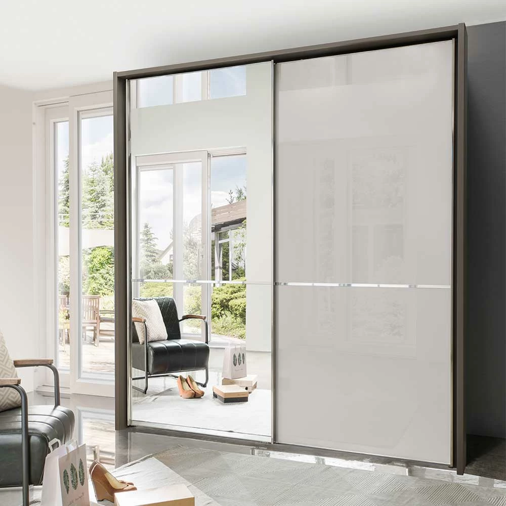 150cm Schwebetürenschrank Für Schlafzimmer - Grande 4 150cm Schwebetürenschrank Für Schlafzimmer - Grande – Bild 2