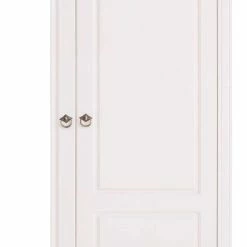 152x191x59 Massivholz Kleiderschrank In Weiß - Velriva -Wohnen Shop 152x191x59 massivholz kleiderschrank in weiss aus kiefer lackiert velriva 03