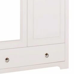 152x191x59 Massivholz Kleiderschrank In Weiß - Velriva -Wohnen Shop 152x191x59 massivholz kleiderschrank in weiss aus kiefer lackiert velriva 04