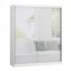 180x216x59 Schwebetürenschrank Mit Zwei Spiegeltüren - Jaines -Wohnen Shop 180x216x59 schwebetuerenschrank mit zwei spiegeltueren korpus in weiss jaines f
