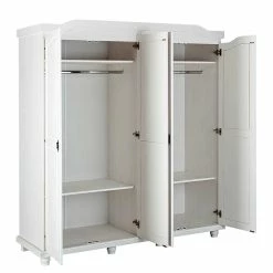 182x198x60 Weißer Landhausschrank Für Kleidung - Zeremonia 12 182x198x60 Weißer Landhausschrank Für Kleidung - Zeremonia -Wohnen Shop 182x198x60 weisser landhausschrank fuer kleidung mit vier tueren zeremonia 04