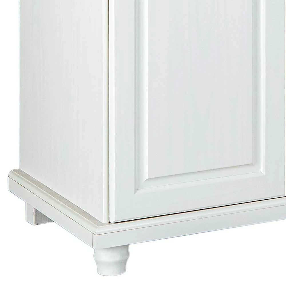 182x198x60 Weißer Landhausschrank Für Kleidung - Zeremonia 8 182x198x60 Weißer Landhausschrank Für Kleidung - Zeremonia – Bild 6