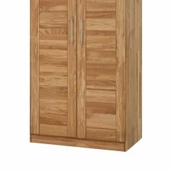 2 Türen Kleiderschrank Cranos Aus Wildeiche Massivholz -Wohnen Shop 2 tueren kleiderschrank wildeiche massivholz geoelt cranos 03