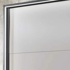 2-türiger Kleiderschrank Mit Schwebetüren - Dandy -Wohnen Shop 2 tueriger kleiderschrank mit schwebetueren in hellgrau dunkelgrau dandy 03