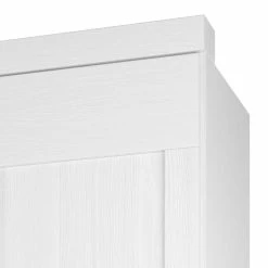 2-türiger Schlafzimmerschrank In Weiß Pinie - Imtreba -Wohnen Shop 2 tueriger schlafzimmerschrank in weiss pinie mit 2 schubladen 100x245x57 imtreba 03