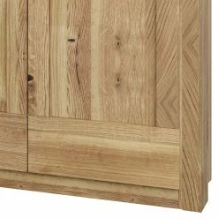 200 Cm Breiter Kleiderschrank 4-türig In Asteiche - Zamron -Wohnen Shop 200 cm breiter kleiderschrank 4 tuerig in asteiche modern country style zamron 02