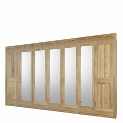 221cm Hoher Kleiderschrank Mit Sieben Türen - Zamron I -Wohnen Shop 221cm hoher kleiderschrank mit sieben tueren 5 spiegel in asteiche zamron i 01