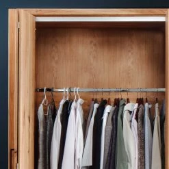 246cm Falttüren-Kleiderschrank Wildeiche - Mascadona 11 246cm Falttüren-Kleiderschrank Wildeiche - Mascadona -Wohnen Shop 246cm falttueren kleiderschrank wildeiche 4 tuerig mit inneneinrichtung mascadona 03