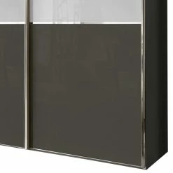 250cm Schwebetürenschrank Zweifarbig - Lanaco 10 250cm Schwebetürenschrank Zweifarbig - Lanaco -Wohnen Shop 250cm schwebetuerenschrank zweifarbig in braun weiss glas lanaco 02