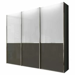 250cm Schwebetürenschrank Zweifarbig - Lanaco