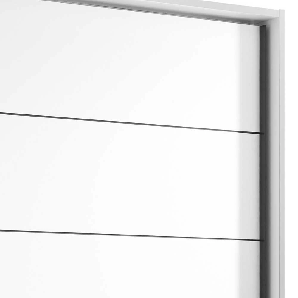 280x230x60 Schwebetüren-Kleiderschrank In Weiß - Vilfian 8 280x230x60 Schwebetüren-Kleiderschrank In Weiß - Vilfian – Bild 6