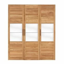 3-türiger Kleiderschrank Aus Massiver Wildeiche - Zaisan