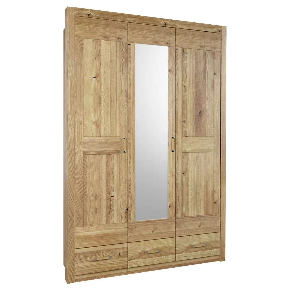 3-türiger Kleiderschrank Mit 3 Schubladen - Zamron 4 3-türiger Kleiderschrank Mit 3 Schubladen - Zamron – Bild 2