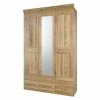 3-türiger Kleiderschrank Mit 3 Schubladen - Zamron 2 3-türiger Kleiderschrank Mit 3 Schubladen - Zamron -Wohnen Shop 3 tueriger kleiderschrank mit 3 schubladen moderner landhaus look zamron f