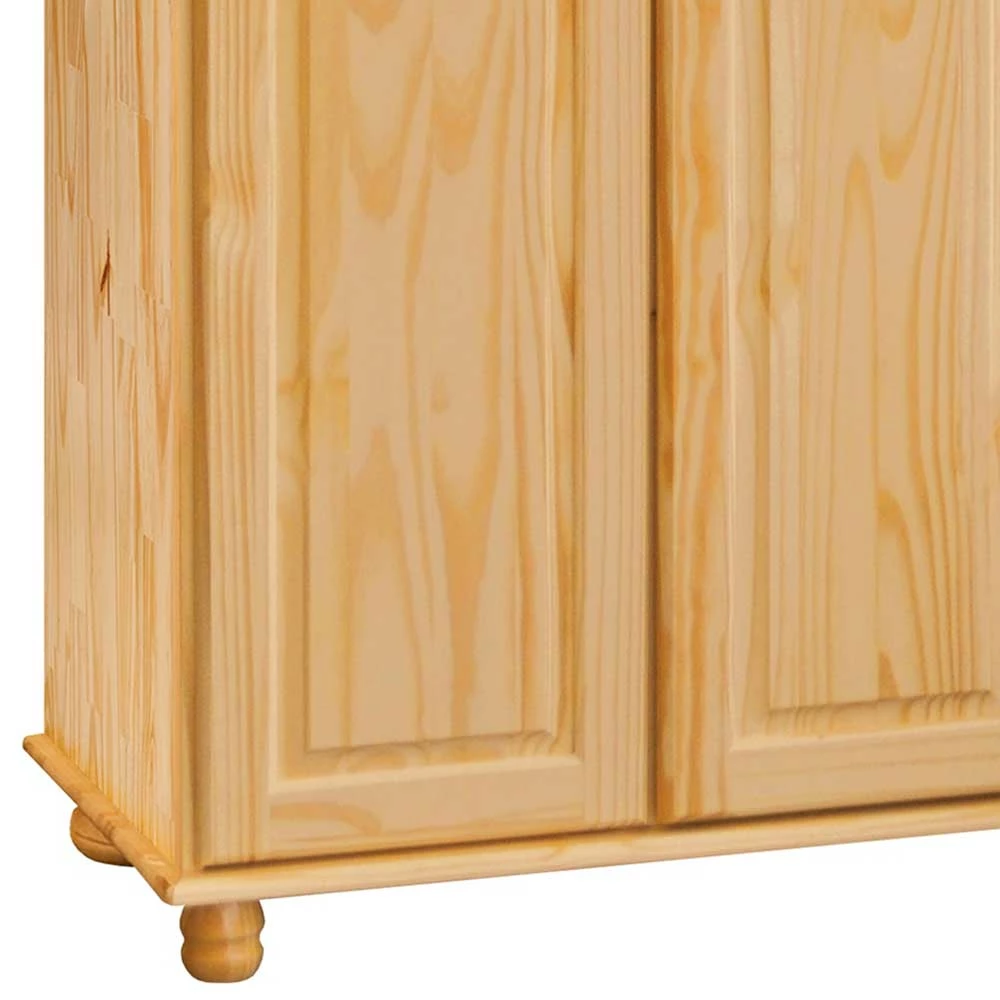 3-türiger Landhaus Kleiderschrank Mit Kugelfüßen - Kascanu 5 3-türiger Landhaus Kleiderschrank Mit Kugelfüßen - Kascanu – Bild 3