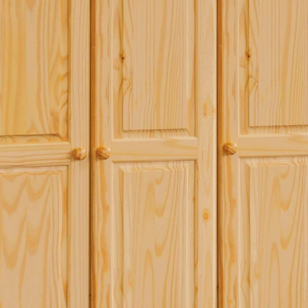 3-türiger Landhaus Kleiderschrank Mit Kugelfüßen - Kascanu 6 3-türiger Landhaus Kleiderschrank Mit Kugelfüßen - Kascanu – Bild 4