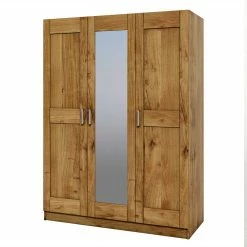 3-türiger Schlafzimmer-Schrank Mit Spiegel - Rirua
