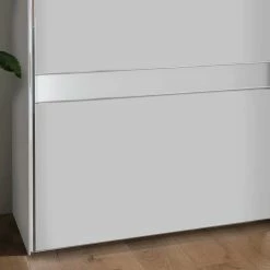 3-türiger Schwebetürenschrank In Weiß - Elisabeth 10 3-türiger Schwebetürenschrank In Weiß - Elisabeth -Wohnen Shop 3 tueriger schwebetuerenschrank in weiss chrom online kaufen elisabeth 03