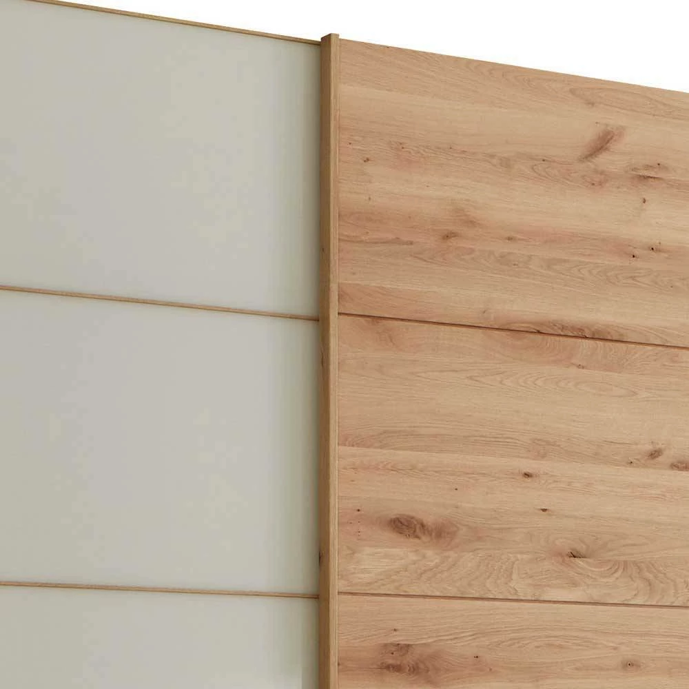 300 Cm Breiter Schwebetürenschrank Mit Glas Beige - Placonia 6 300 Cm Breiter Schwebetürenschrank Mit Glas Beige - Placonia – Bild 4