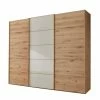 300cm Schwebetürenschrank Zweifarbig - Rasmuss 2 300cm Schwebetürenschrank Zweifarbig - Rasmuss -Wohnen Shop 300cm schwebetuerenschrank zweifarbig in beige glas eiche rasmuss f