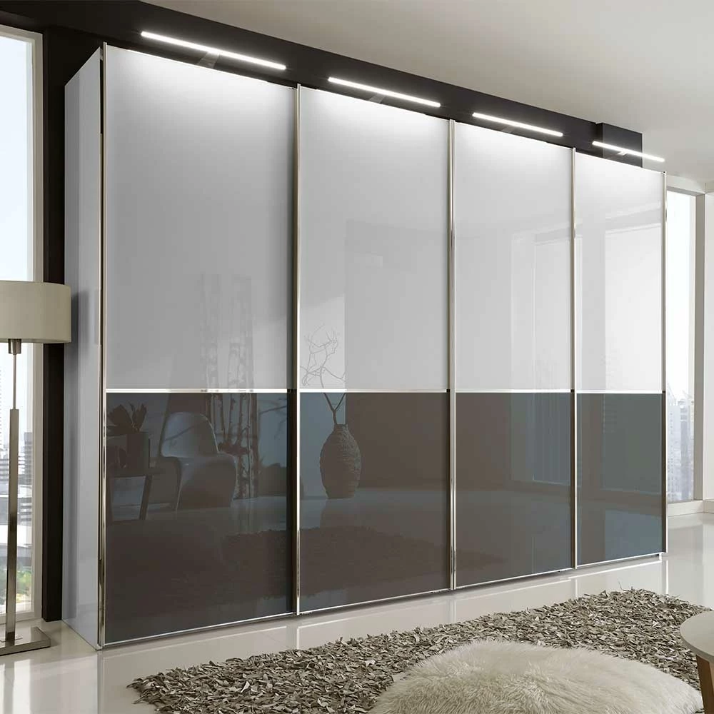 330cm Langer Kleiderschrank Mit Schwebetüren - Aronesia 4 330cm Langer Kleiderschrank Mit Schwebetüren - Aronesia – Bild 2