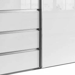 340cm Breiter Schwebetüren-Schrank 4-türig - Seymour 12 340cm Breiter Schwebetüren-Schrank 4-türig - Seymour -Wohnen Shop 340cm breiter schwebetueren schrank 4 tuerig 6 schubladen led licht seymour 05