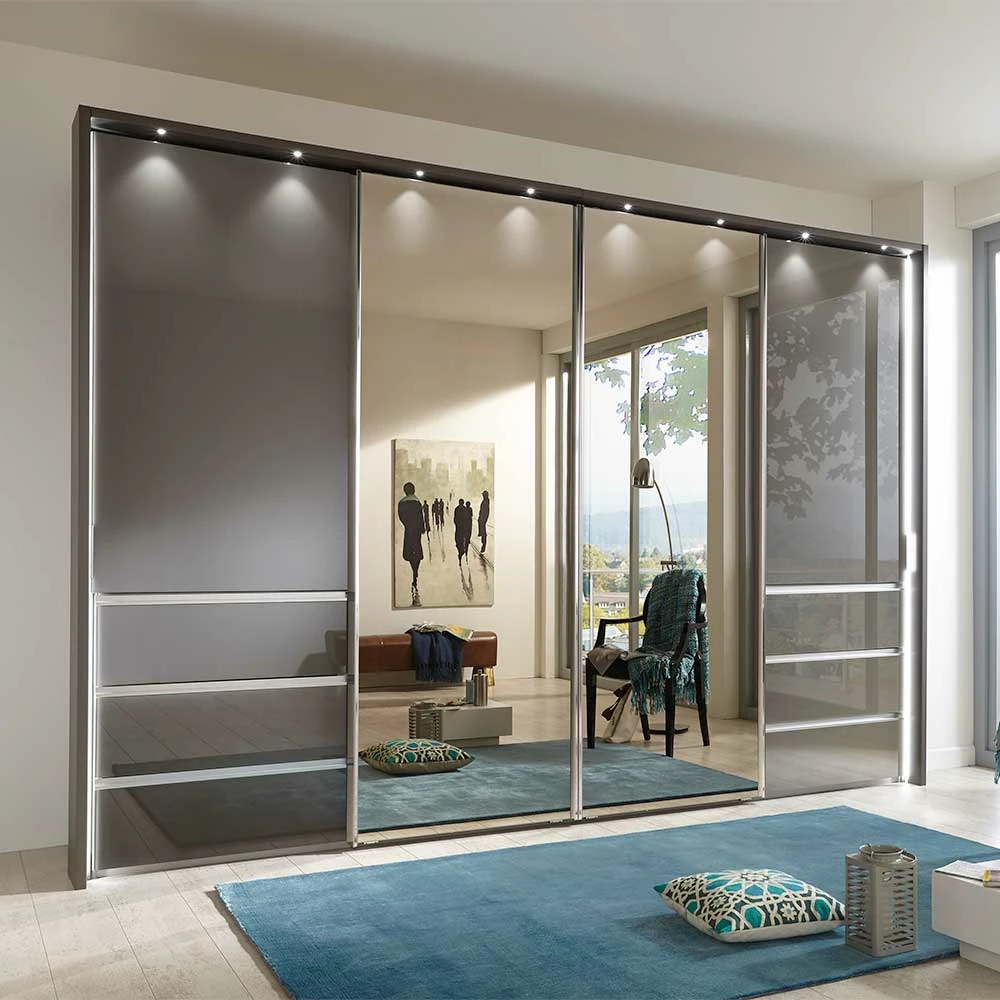 340cm Schwebetüren-Schrank Mit Passepartout - Pacianus 4 340cm Schwebetüren-Schrank Mit Passepartout - Pacianus – Bild 2