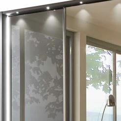 340cm Schwebetüren-Schrank Mit Passepartout - Pacianus 11 340cm Schwebetüren-Schrank Mit Passepartout - Pacianus -Wohnen Shop 340cm schwebetueren schrank mit passepartout in braun mit led licht pacianus 03