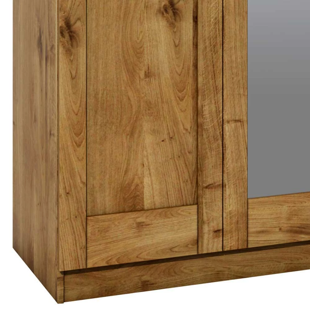 4-türiger Kleiderschrank In Wildeiche - Vanillin 5 4-türiger Kleiderschrank In Wildeiche - Vanillin – Bild 3