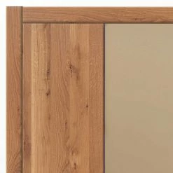 4-türiger Kleiderschrank Mit Falttüren - Zaisan -Wohnen Shop 4 tueriger kleiderschrank mit falttueren aus wildeiche massivholz mit spiegeln zaisan 02