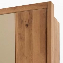 4-türiger Kleiderschrank Mit Falttüren - Zaisan -Wohnen Shop 4 tueriger kleiderschrank mit falttueren aus wildeiche massivholz mit spiegeln zaisan 03