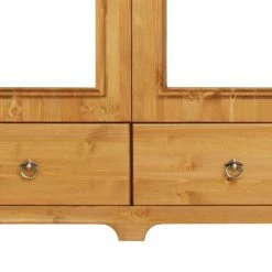 4-türiger Landhaus Kleiderschrank In Natur - Imressa 12 4-türiger Landhaus Kleiderschrank In Natur - Imressa -Wohnen Shop 4 tueriger landhaus kleiderschrank in natur geoelt aus kiefernholz imressa 04