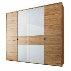 4-türiger Wildeiche Kleiderschrank Mit Passepartout - Vangoss