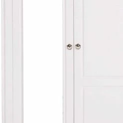 5-türiger Kleiderschrank Aus Holz In Weiß - Velriva I -Wohnen Shop 5 tueriger kleiderschrank aus holz in weiss lackiert kiefer massiv velriva i 05