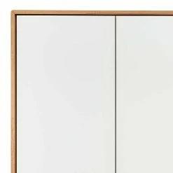 5-türiger Kleiderschrank Aus Kernbuche & Weißglas - Izmaldon -Wohnen Shop 5 tueriger kleiderschrank aus kernbuche weissglas mit passepartout izmaldon 03