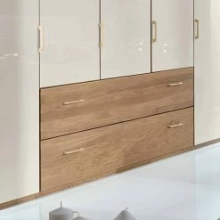 5-türiger Kleiderschrank Anglesia In Creme Und Eiche 11 5-türiger Kleiderschrank Anglesia In Creme Und Eiche -Wohnen Shop 5 tueriger kleiderschrank creme und eiche zwei grosse schubladen anglesia 03