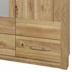 5-türiger Kleiderschrank Mit Drei Spiegel - Zamron -Wohnen Shop 5 tueriger kleiderschrank mit drei spiegel 5 schubladen asteiche zamron 02