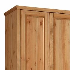 6-türiger Massiver Kleiderschrank Mit 3 Schubladen - Inhusa -Wohnen Shop 6 tueriger massiver kleiderschrank mit 3 schubladen spiegeln aus kiefer inhusa 04