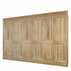 6-türiger Schlafzimmer Kleiderschrank In Asteiche - Zamron -Wohnen Shop 6 tueriger schlafzimmer kleiderschrank in asteiche 221 cm hoch zamron 01