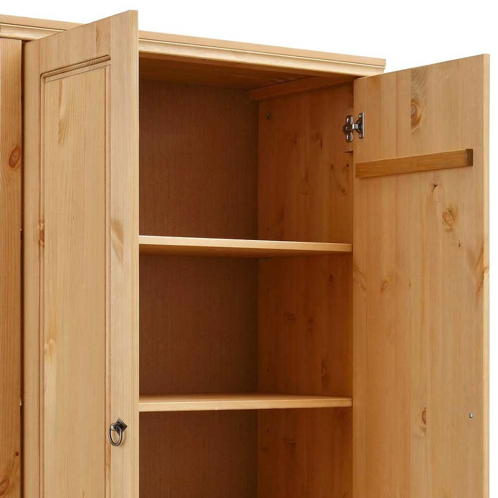 80x178x40 Kiefernholz Schrank 2-türig - Vinidad 6 80x178x40 Kiefernholz Schrank 2-türig - Vinidad – Bild 5