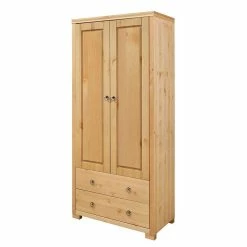 Wohnen Shop 24 80x178x40 Kiefernholz Schrank 2-türig - Vinidad