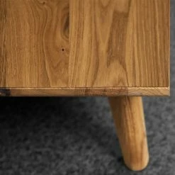 90x180x45 Kompakter Kleiderschrank Aus Wildeiche - Diesta -Wohnen Shop 90x180x45 kompakter kleiderschrank aus wildeiche massivholz mdf weiss diesta 03