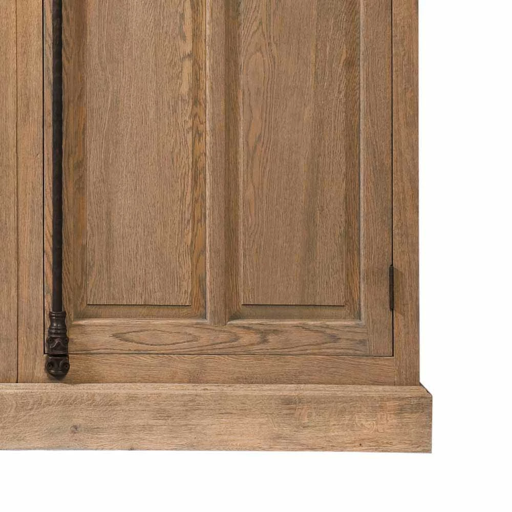 Antiker Eiche Drehtürenschrank Taunton Mit Lamellentüren 5 Antiker Eiche Drehtürenschrank Taunton Mit Lamellentüren – Bild 3
