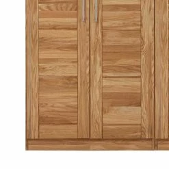 Drehtüren Kleiderschrank Cranos Aus Wildeiche Massivholz -Wohnen Shop drehtueren kleiderschrank wildeiche massivholz modern cranos 02