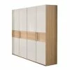 Drehtüren Schlafzimmerschrank 4-türig - Emdsiva -Wohnen Shop drehtueren schlafzimmerschrank 4 tuerig in eichefarben beige emdsiva f